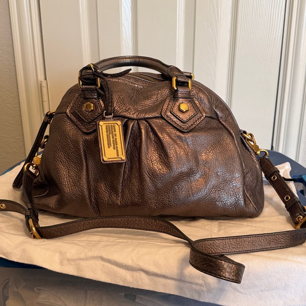 Marc by Marc Jacobs Standard Supply Workwear Leather Satchel Crossbody - Picture 10 of 10